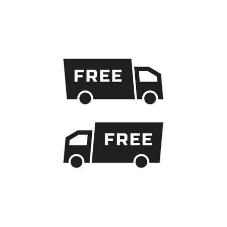 Truck icon vector design illustration. delivery service logo.のイラスト素材