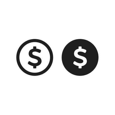 Set of dollar sign vector designのイラスト素材