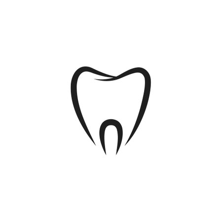 Tooth icon vector illustration, dental care logo.のイラスト素材
