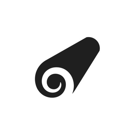 Roll icon, carpet or paper roll vector illustrationのイラスト素材