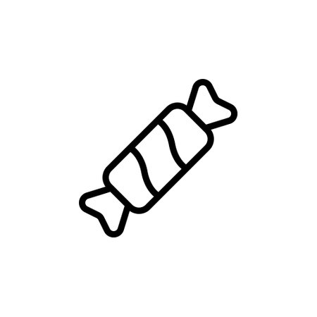 Candy line icon design vector templateのイラスト素材