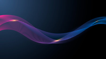 Abstract technology background. sound waves design.のイラスト素材