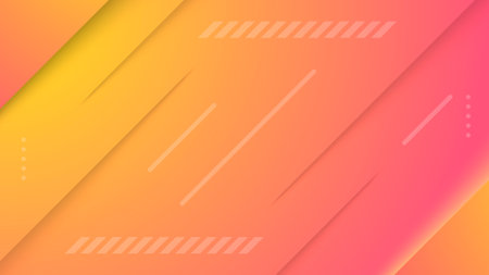 Modern orange gradient background vector.のイラスト素材