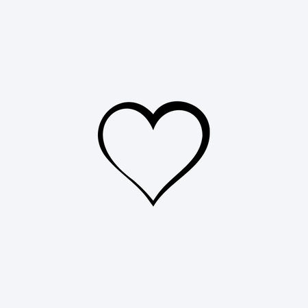 Heart love icon vector illustrationのイラスト素材