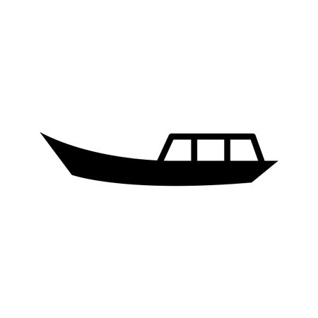 Fishing boat icon vector illustrationのイラスト素材