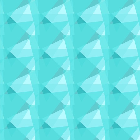 Abstract polygonal blue triangular seamless vector texture background. Blue triangular geometric pattern.のイラスト素材
