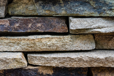 Decorative brick wall with brown seamless texture