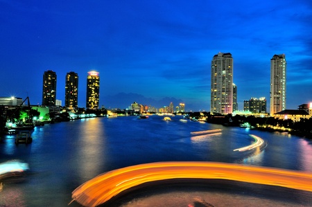 night city scapeの写真素材