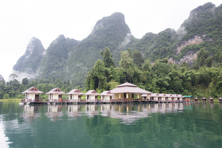 Resorts in Khao sok, Thailandのeditorial素材
