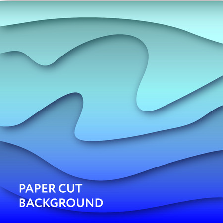 Paper cut Background Abstract Vector Color Gradient 3D artの写真素材