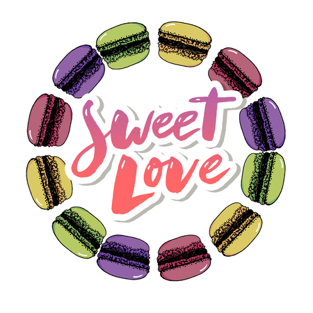 Sketch set of dessert. Pastry sweets collection isolated on white background. Hand drawn vector illustration. Retroのイラスト素材