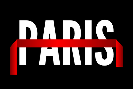 Paris skecth drawing modern Fashion Slogan for T-shirtのイラスト素材