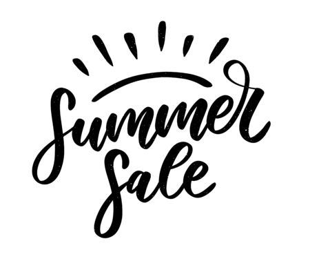 Vector word sale .Letters made of flowers and leaves Summer sale Holiday Flyer Banner Poster Summer salesのイラスト素材