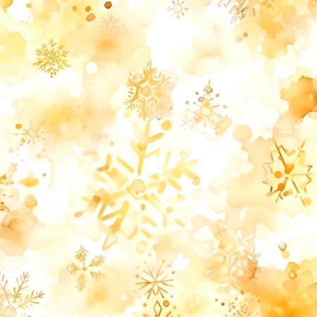 Retro golden christmas watercolor, great design for any purposes.のイラスト素材