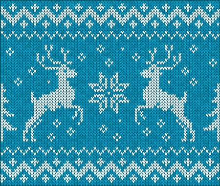 Sweater with deerのイラスト素材