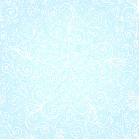 Vector doodles vintage ornate seamless patternのイラスト素材