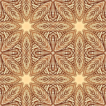 Ornate geometric vector background in Arabic styleのイラスト素材