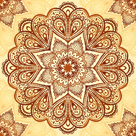 Ornate vintage vector napkin background のイラスト素材