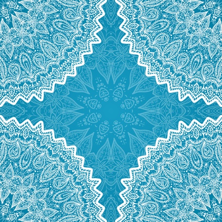 White ornate lacy napkin backgroundのイラスト素材