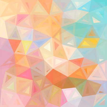 Pastel colors abstract triangles vector backgroundのイラスト素材