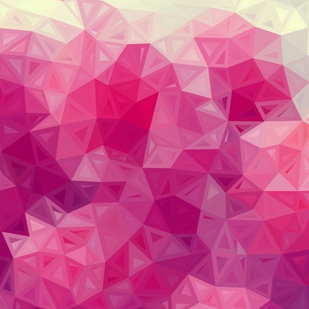 Abstract triangles vintage vector pink backgroundのイラスト素材