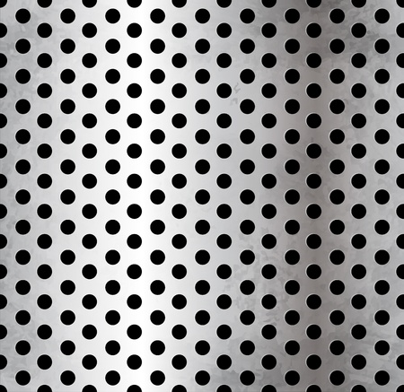perforated metallic seamless patternのイラスト素材