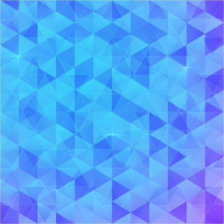 Blue abstract vector triangles backgroundのイラスト素材