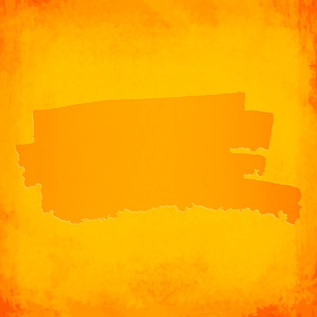 Orange vector brush spot on grunge backgroundのイラスト素材