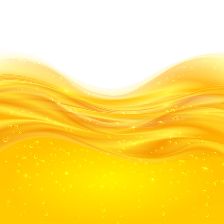 Yellow liquid oil or juice vector backgroundのイラスト素材