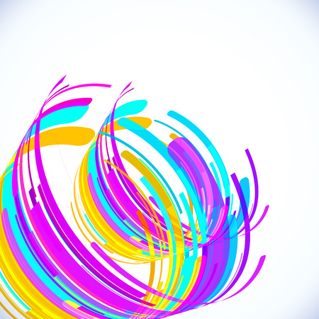 Abstract striped cylinders vector backgroundのイラスト素材
