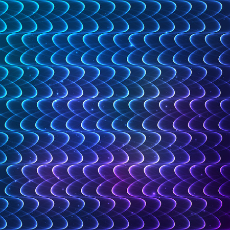 Abstract shining lines vector cosmic backgroundのイラスト素材
