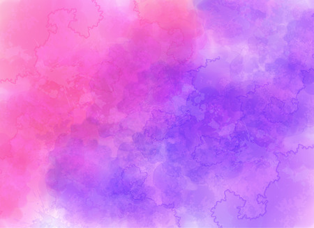 Purple and pink watercolor effect vector background