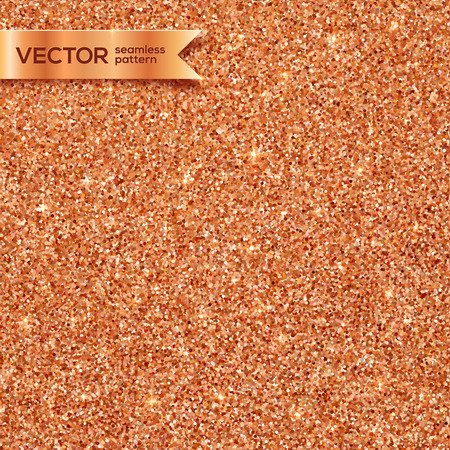 Shining copper glitter vector seamless pattern tileのイラスト素材