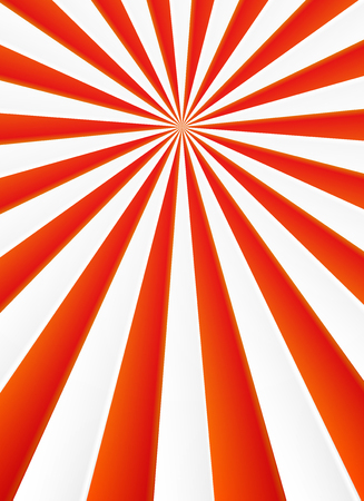 Red and white rays vector abstract circus poster backgroundのイラスト素材