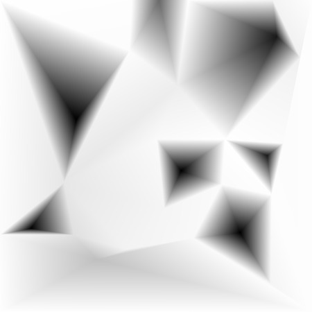 Vector abstract triangular holes surface monochrome backgroundのイラスト素材