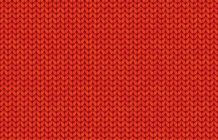 Red realistic simple knit texture vector seamless pattern tileのイラスト素材