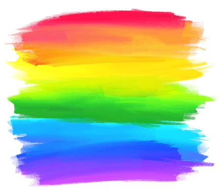 Rainbow colors stripes vector backgroundのイラスト素材