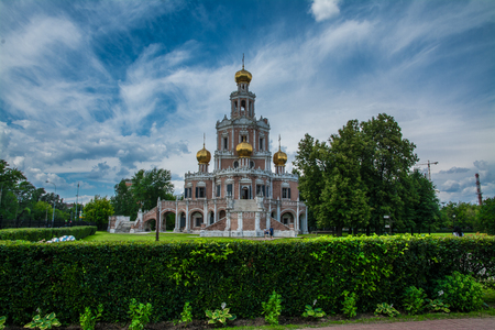 Church of the Protection of the Holy Virgin in Filiの写真素材