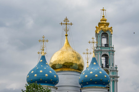 Holy Trinity St. Sergius Lavra. Sergiev Posad, Russia. Summer of Russia