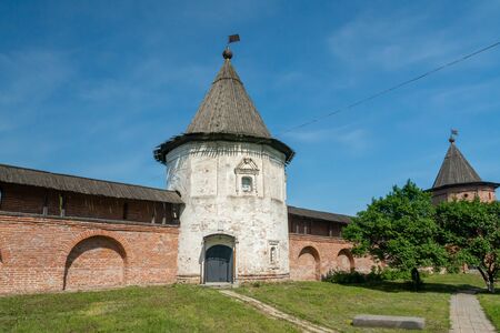 Russia, Yuryev-Polsky, The Mikhailo-Arkhangelsk Monastery, Vladimir regionの写真素材