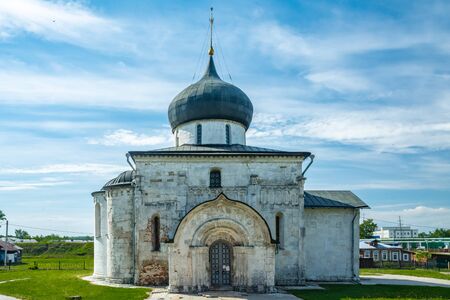 Golden Ring of Russia. In the territory of St. Georges Cathedral in Yuryev-Polskyの写真素材