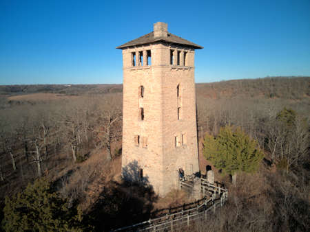 Historic water tower in Lake of The Ozarks, Missouriの写真素材
