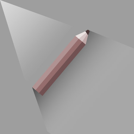 shadow clerical objects pencilのイラスト素材