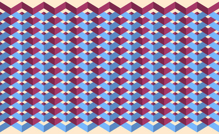 A angle band seamless pattern.のイラスト素材