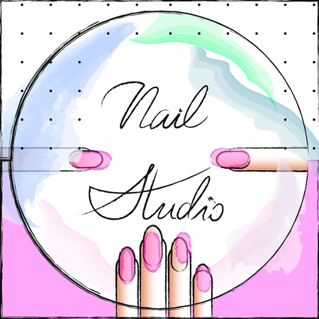 nail studioのイラスト素材