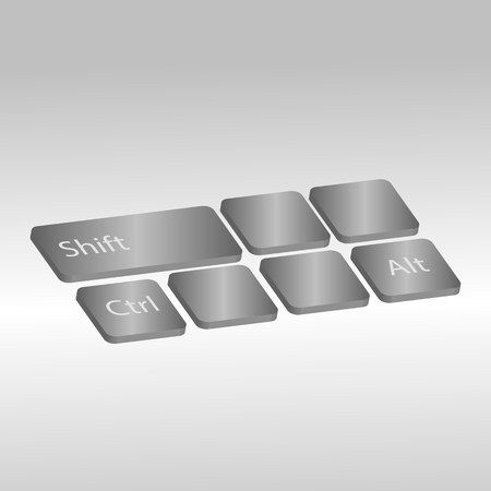 Illustration keyboard.のイラスト素材