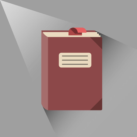 clerical objects bookのイラスト素材