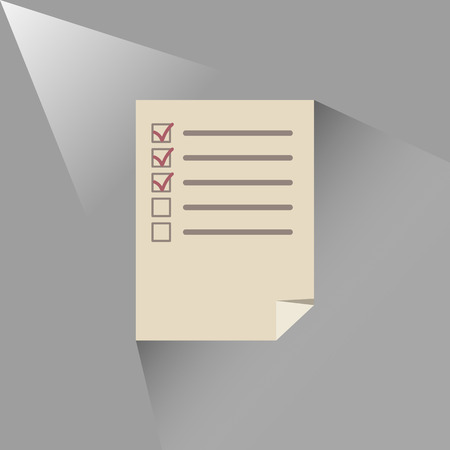 clerical object listのイラスト素材