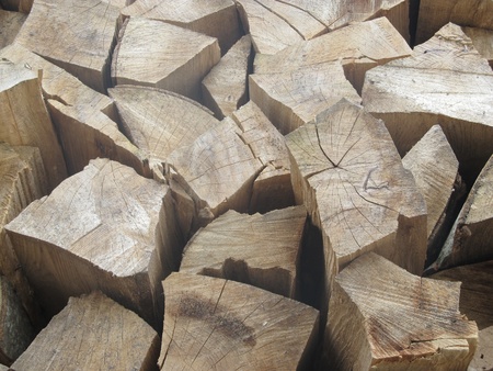 Folded woodの写真素材