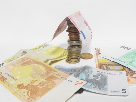 Money shelterの写真素材